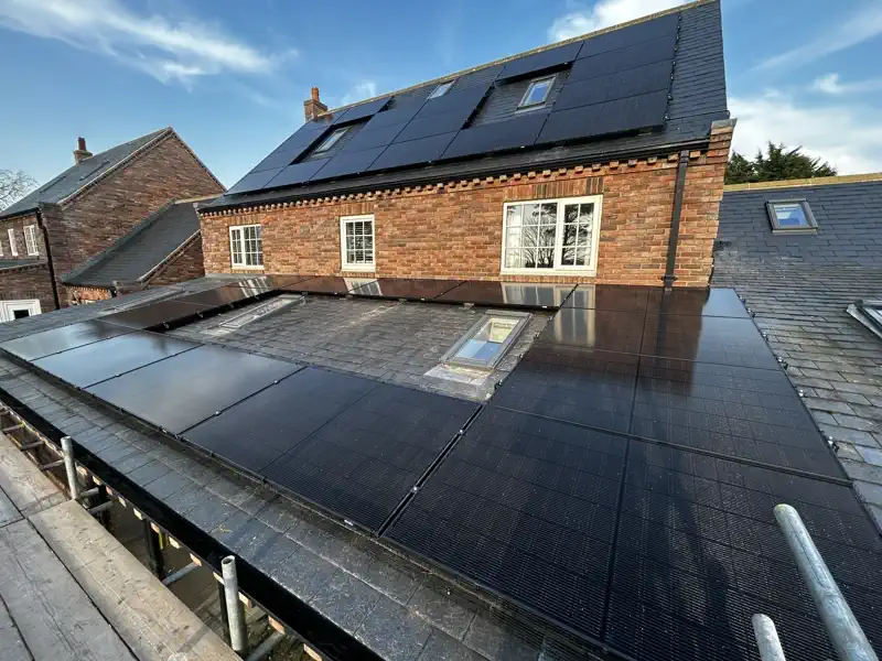 Residential solar installation